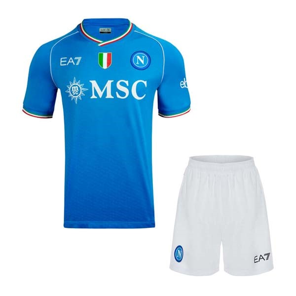 Camiseta Napoli 1st Niño 2023-2024 Azul